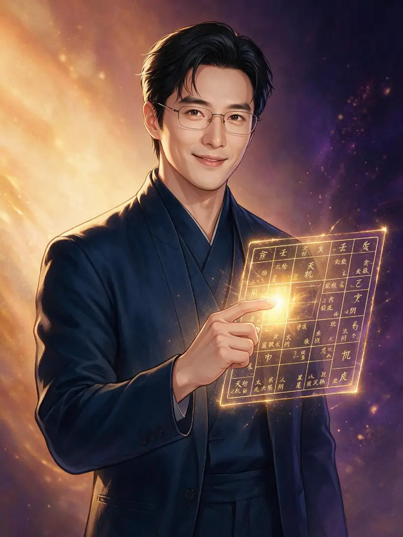 命理師傅指向命盤